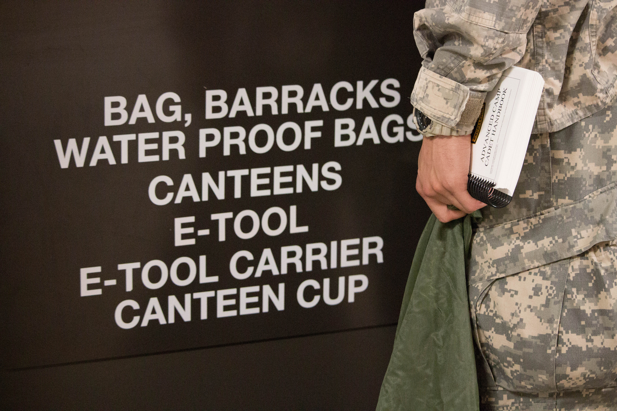 Cadets Get Their Equipment to Prepare for Summer Training