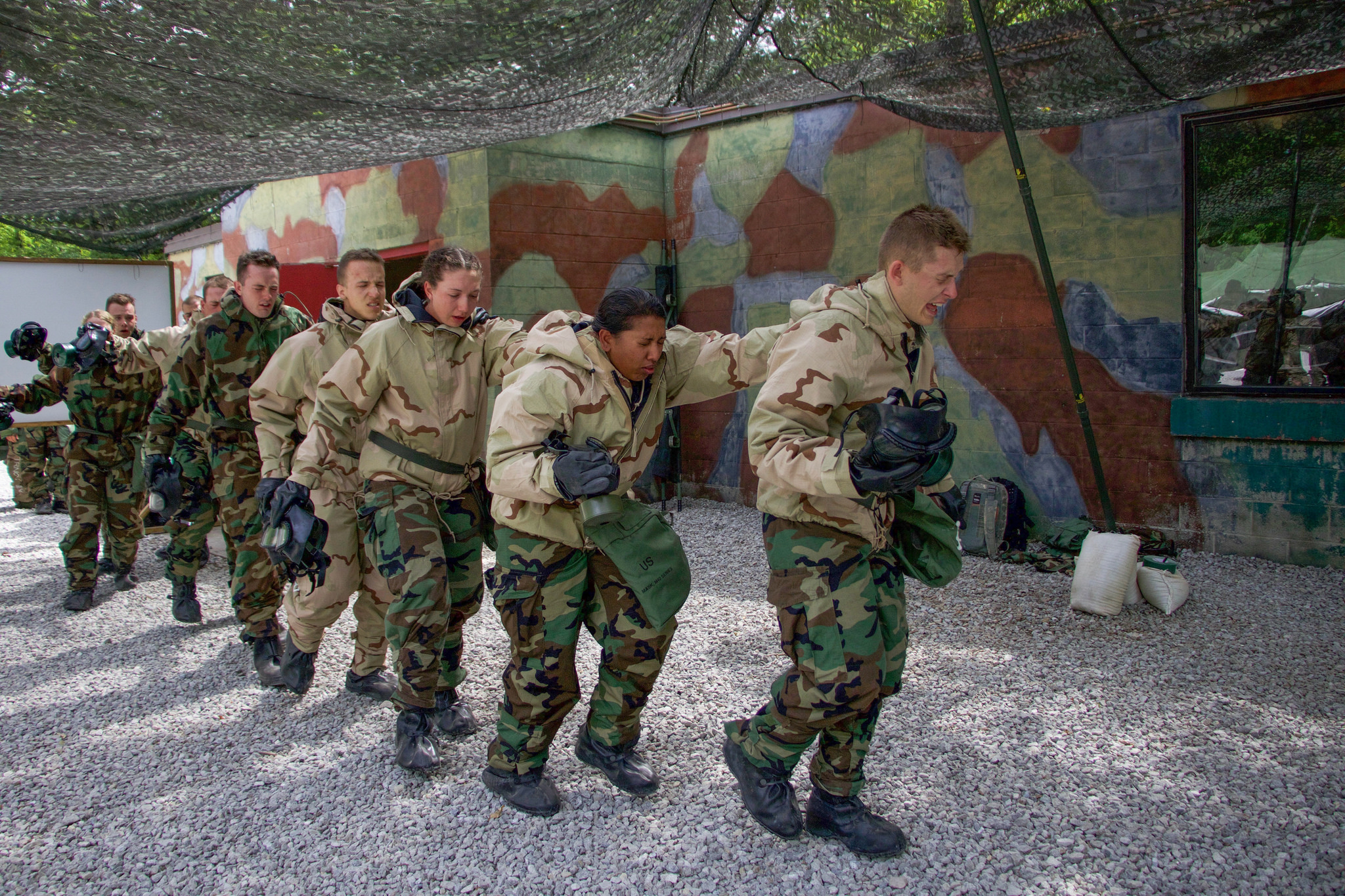 First Regiment Charlie and Delta complete CBRN training