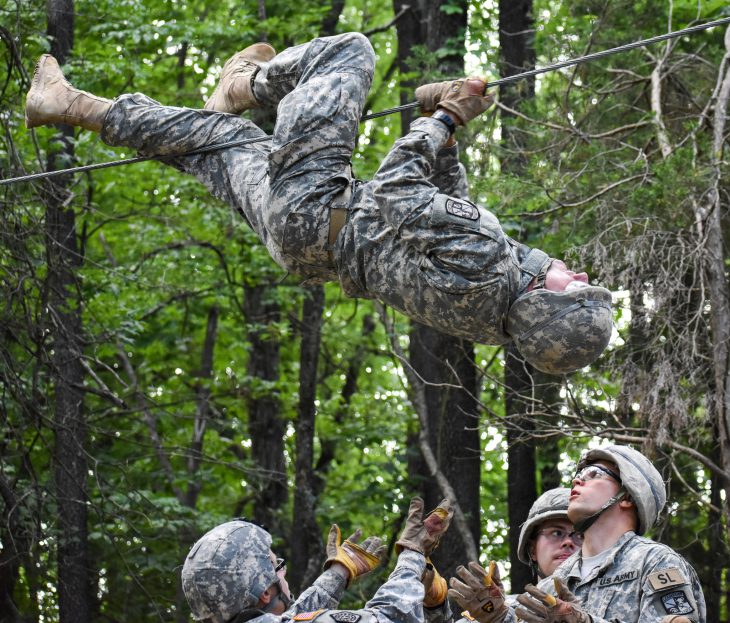 Cadets zip down the line to leadership