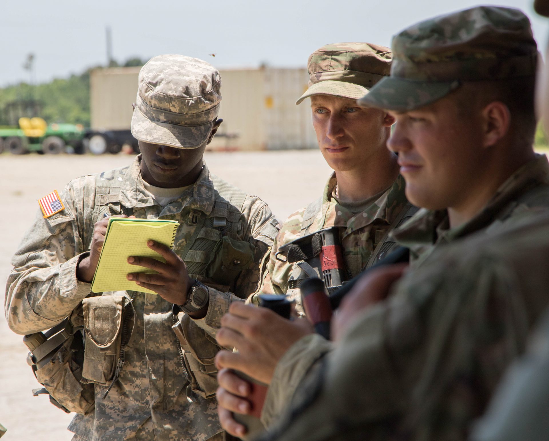 Cadets Prepare for Squad Battle Drill