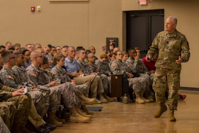 4th Regiment Basic Camp Cadets Receive Their Welcome Brief – Army ROTC