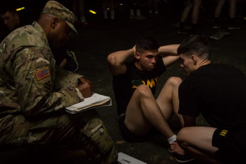 Cadets Overcome APFT Barriers